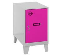 Casier-armoire Simonlocker Dism.mini 475x400x500+pies Gr/ros Gris/rose 575x400x500 - Simonrack