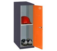 Casier-armoire Simonlocker Dism. Mini + Ban. 915x300x500 Mm An/oran Antracite/orange 915x300x500 - Simonrack