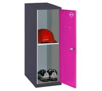 Casier-armoire Simonlocker Dism. Mini + Ban. 915x300x500 Mm An/ro Antracite/rose 915x300x500 - Simonrack