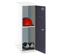 Casier-armoire Simonlocker Dism. Mini + Ban. 915x300x500 Mm Bl/an Blanc/antracite 915x300x500 - Simonrack