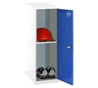 Casier-armoire Simonlocker Dism. Mini + Ban. 915x300x500 Mm Bl/bl Blanc/bleu 915x300x500 - Simonrack