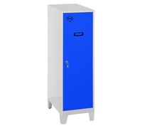Casier-armoire Simonlocker Dism.single Mini 915x400x500+pies B/bl Blanc/bleu 1015x400x500 - Simonrack