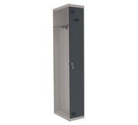 Casier-armoire Simonlocker Prof.dism.single-div 1/1 500 Add Gr/an Gris/antracite 1800x500x500 - Simonrack