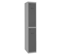 Casier-armoire Simonlocker Prof.dism.tandem 1/2 400 Ini Gr/an Gris/antracite 1800x400x500 - Simonrack