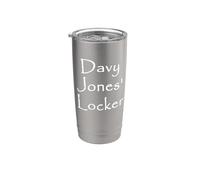 Casier de Davy Jones Gobelet isotherme en acier inoxydable double paroi