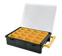 Casier de rangement avec 16 boîtes individuelles