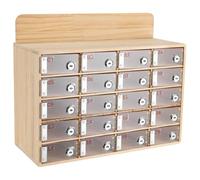 Casier de rangement mural en acrylique pour téléphone portable avec serrure et clés - Parfait pour le bureau, la salle de t l'utilisation des employés - 6 petits compartiments pour une