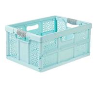 Casier de rangement pliable 32 litres Léa Keeeper - Bleu Outremer