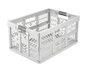 Casier de rangement professionnel pliant 45 litres - Argent