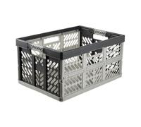 keeeper Casier pliant professionnel Ben 45 l 54x37x28 cm poignées souples Gris clair