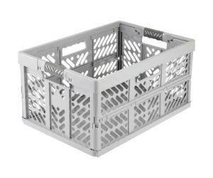 Casier de rangement professionnel pliant 45 litres - Gris Foncé