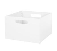 Casier de Rangement - ROBA - Bac à Jouets - Bois MDF - Blanc - 42x38x26 cm