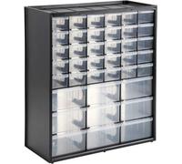 Casier de rangement Stanley 1-93-981, 39 compartiments, Polypropylène haute densité, 445 mm x 35 cm x 33 cm, 7 L