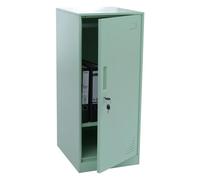 Casier HWC-P63, casier coffre-fort armoire à casiers porte tringle à vêtements, 90 x 38 x 45 cm acier vert menthe
