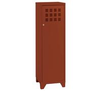 Casier métal Burocolor L.40 x P.40 x H.133 cm - Terracotta