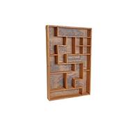 Casier mural HWC-F35 style shabby chic 70x45x8cm