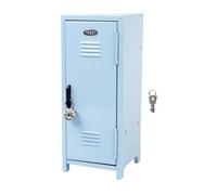 Casier personnel en métal - Organiseur compact verrouillable - Mini armoire verrouillable pour école, bureau, chambre d'enfant, chambre à coucher, salle de jeux, dortoir, salle de emmes