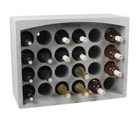 Casier porte bouteilles - 24 bouteilles - Polystyrène Expansé - Etagère à Bouteilles