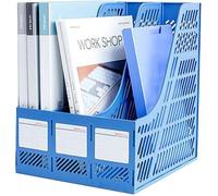 Casier Rangement Bureau 2PCS Boîte de Rangement en Plastique Range Document Organisateur de Bureau Boîte Trieur Porte-Revues