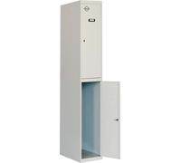 Casier Simon Rack Métal Gris clair 2 compartiments (180 x 30 x 50 cm)