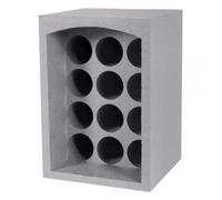 Casier vertical polystyrène pour 12 bouteilles