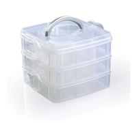 Casiers De Rangement En Plastique 3 Niveaux Empilables