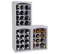 Casiers porte bouteilles - DECONATION - Lot de 3 - 36 bouteilles - Polystyrène expansé - Empilables