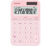 Casio Calculatrice de bureau rose clair Ecran: 12 (L x l x H) 154.5 x 101 x 18 mm