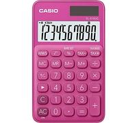 CASIO Calculatrice de poche à 10 chiffres SL-310UC-RD-S-EC, coloris rose