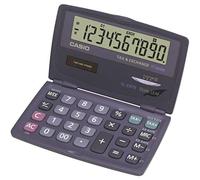 CASIO - Calculatrice de poche SL-210 T avec calcul de taxes/ de devises (SL210TE)