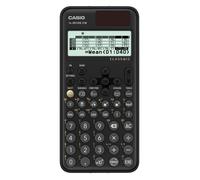 Casio Calculatrice technique et scientifique FX-991DE CW ClassWiz noir, solaire et piles