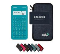 Casio fx-220 Plus 2nd edition avec Housse de Protection WYNGS incluse Bleu - Calculatrice Scientifique - Pack de Base