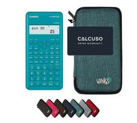 Casio fx-220 Plus 2nd edition avec Housse de Protection WYNGS incluse Turquoise - Calculatrice Scientifique - Pack de Base