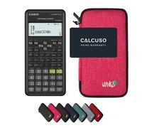 Casio fx-570ES Plus 2nd edition avec Housse de Protection WYNGS incluse Rose - Calculatrice Scientifique - Pack de Base