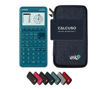Casio fx-7400GIII avec Housse de Protection WYNGS incluse Bleu - Calculatrice Graphique - Pack de Base