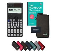 Casio fx-810DE CW avec housse de protection Gris foncé et manuel (96 pages, DIN A5) - Calculatrice scientifique - Smart Set