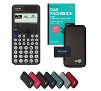 Casio fx-810DE CW avec housse de protection Noir et manuel (96 pages, DIN A5) - Calculatrice scientifique - Smart Set