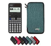 Casio fx-810DE CW ClassWiz avec Housse de Protection WYNGS Incluse Turquoise - Calculatrice Scientifique - Pack de Base