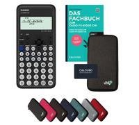 Casio fx-82DE CW avec housse de protection Gris foncé et manuel (96 pages, DIN A5) - Calculatrice scientifique - Smart Set