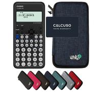 Casio fx-82DE CW ClassWiz avec Housse de Protection WYNGS incluse Bleu - Calculatrice Scientifique - Pack de Base