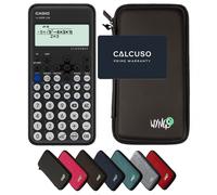 Casio fx-82DE CW ClassWiz avec Housse de Protection WYNGS incluse Noir - Calculatrice Scientifique - Pack de Base