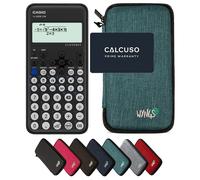 Casio fx-82DE CW ClassWiz avec Housse de Protection WYNGS incluse Turquoise - Calculatrice Scientifique - Pack de Base