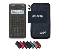 Casio fx-82MS 2nd edition avec Housse de Protection WYNGS incluse Bleu - Calculatrice Scientifique - Pack de Base