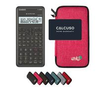 Casio fx-82MS 2nd edition avec Housse de Protection WYNGS incluse Rose - Calculatrice Scientifique - Pack de Base