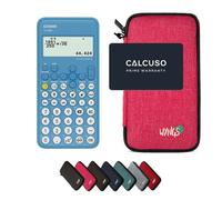 Casio fx-82NL avec Housse de Protection WYNGS incluse Rose - Calculatrice Scientifique - Pack de Base