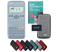 Casio fx-83GT X avec housse de protection Gris clair et manuel (64 pages, DIN A5) - Calculatrice scientifique - Smart Set (Commande groupée impossible*)