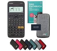 Casio fx-83GT X avec housse de protection Gris clair et manuel (64 pages, DIN A5) - Calculatrice scientifique - Smart Set (Commande groupée impossible*)
