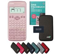 Casio fx-83GT X avec housse de protection Gris foncé et manuel (64 pages, DIN A5) - Calculatrice scientifique - Smart Set (Commande groupée impossible*)