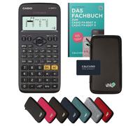 Casio fx-83GT X avec housse de protection Noir et manuel (64 pages, DIN A5) - Calculatrice scientifique - Smart Set (Commande groupée impossible*)