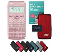 Casio fx-83GT X avec housse de protection Rouge et manuel (64 pages, DIN A5) - Calculatrice scientifique - Smart Set (Commande groupée impossible*)